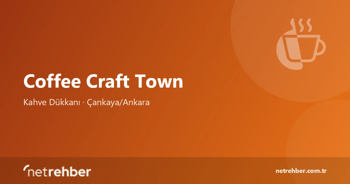 Coffee Craft Town kapak görseli