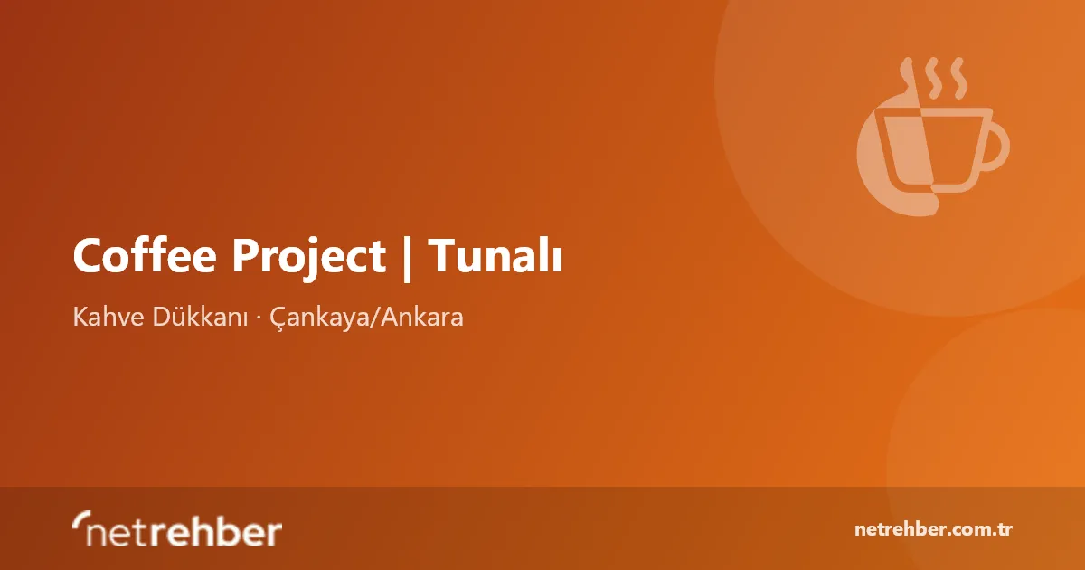 Coffee Project | Tunalı kapak görseli