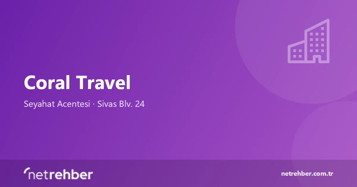 Coral Travel kapak görseli