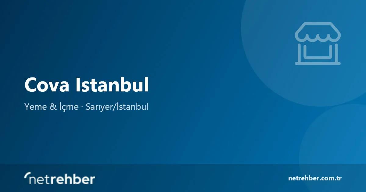 Cova Istanbul kapak görseli
