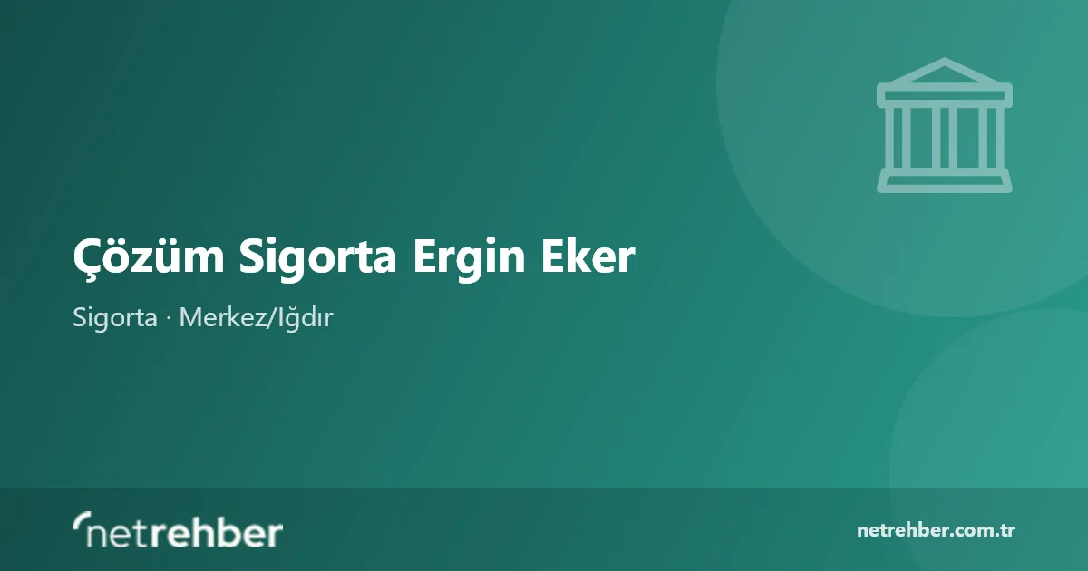 Çözüm Sigorta Ergin Eker kapak görseli