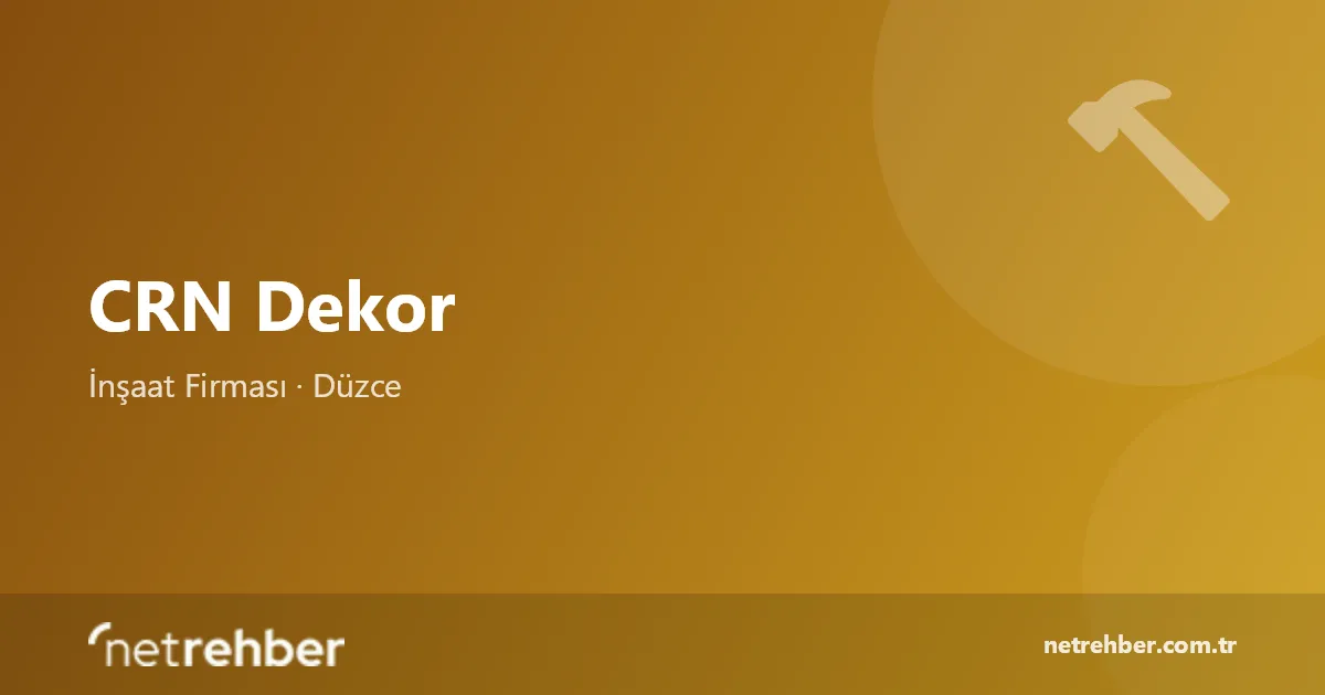 CRN Dekor kapak görseli