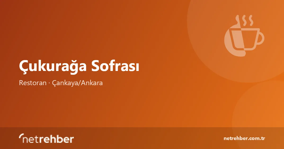Çukurağa Sofrası kapak görseli