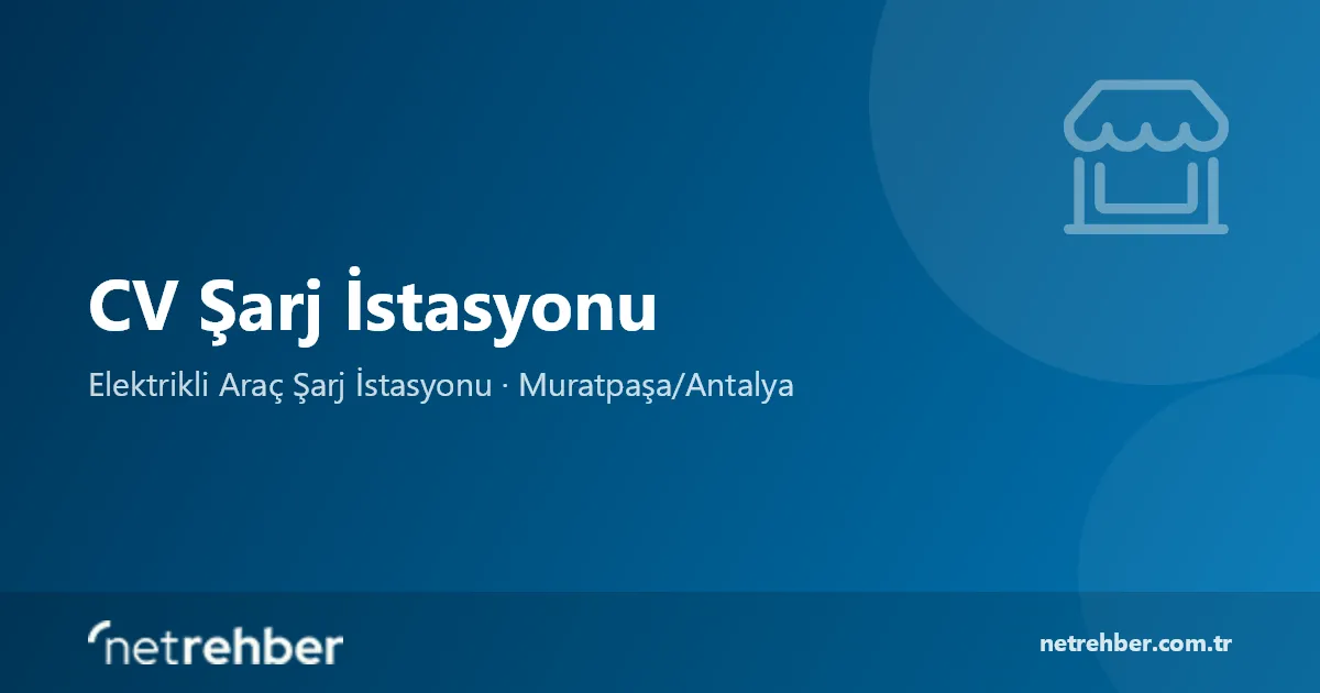 CV Şarj İstasyonu kapak görseli