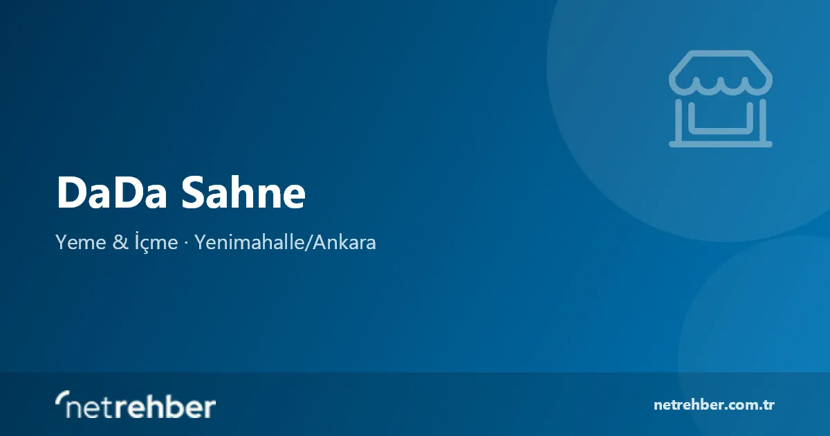DaDa Sahne kapak görseli