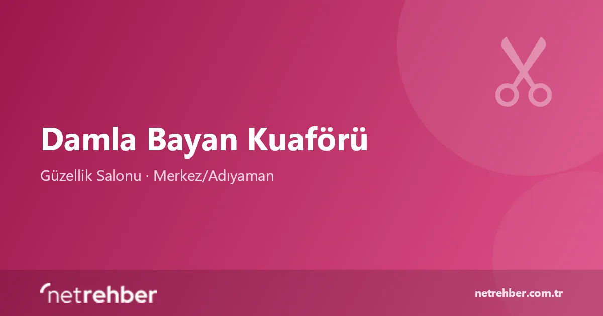 Damla Bayan Kuaförü kapak görseli