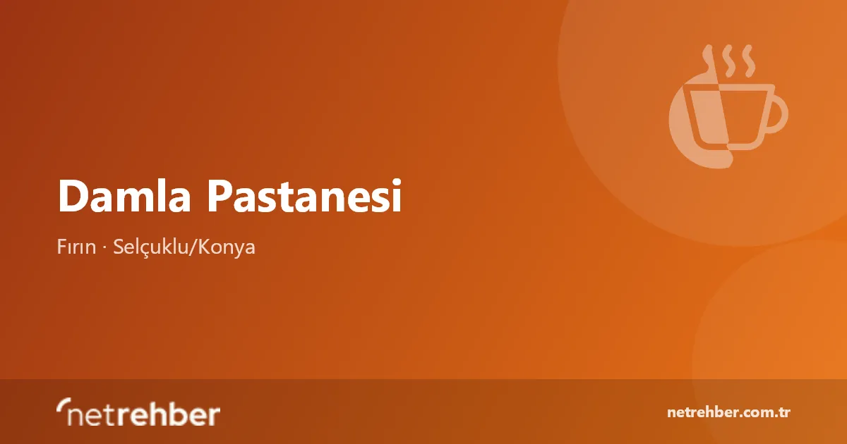 Damla Pastanesi kapak görseli