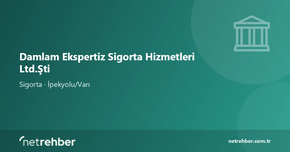 Damlam Ekspertiz Sigorta Hizmetleri Ltd.Şti kapak görseli