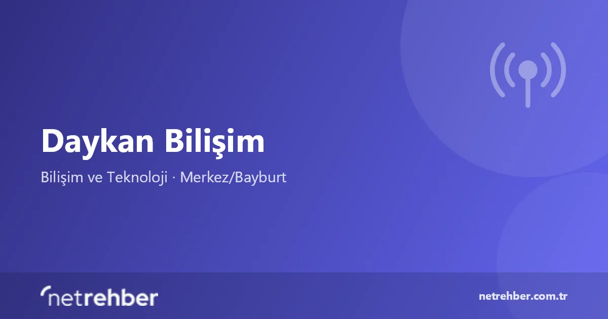 Daykan Bilişim kapak görseli