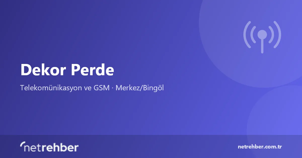Dekor Perde kapak görseli