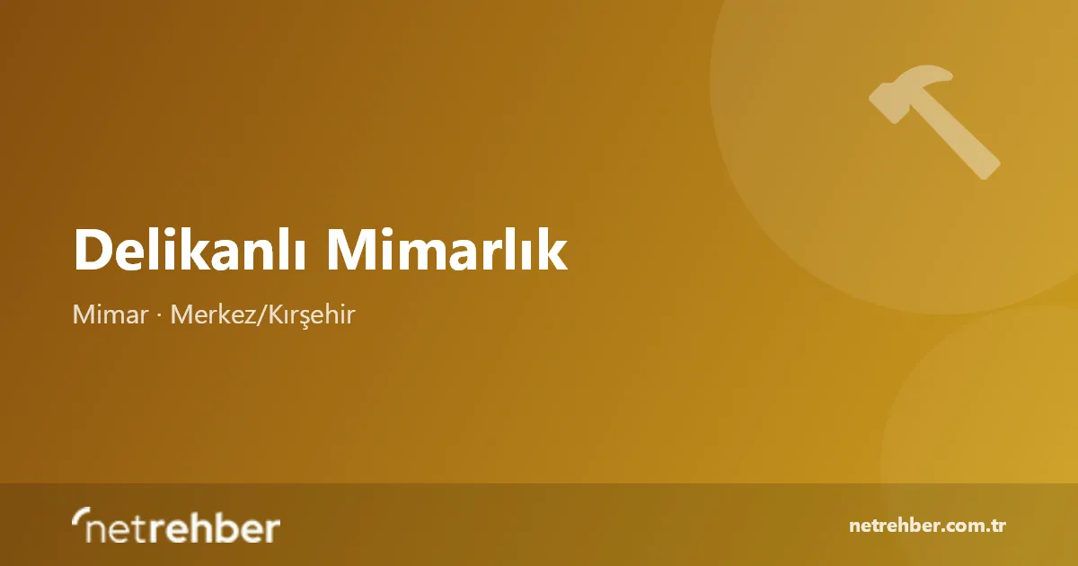 Delikanlı Mimarlık kapak görseli