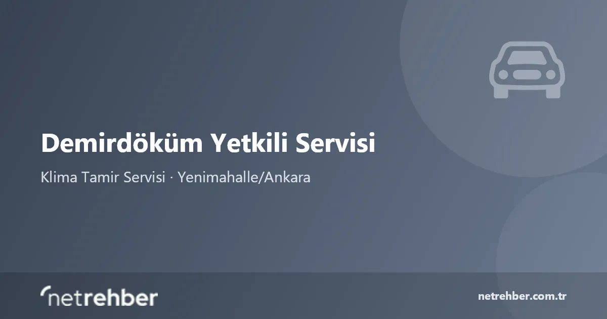 Demirdöküm Yetkili Servisi kapak görseli