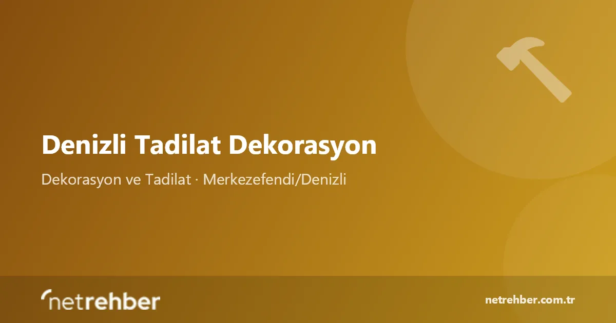 Denizli Tadilat Dekorasyon kapak görseli