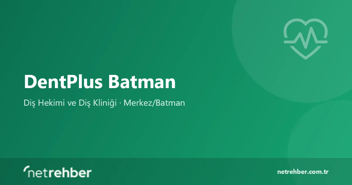 DentPlus Batman kapak görseli