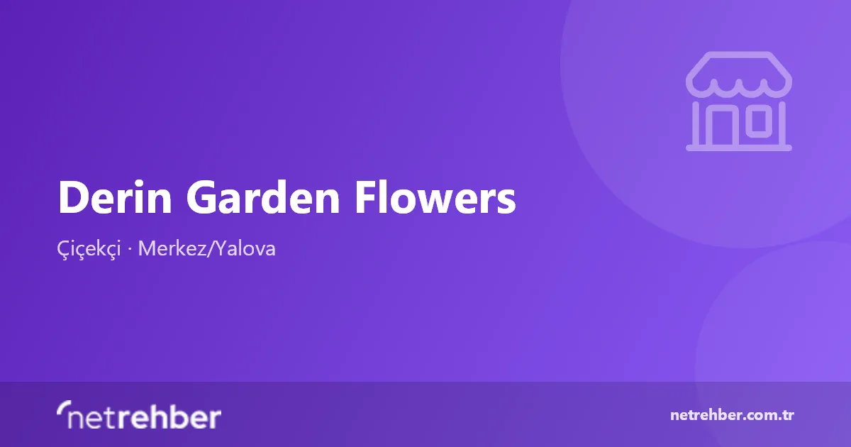 Derin Garden Flowers kapak görseli