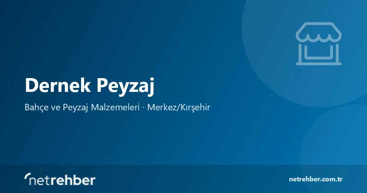 Dernek Peyzaj kapak görseli