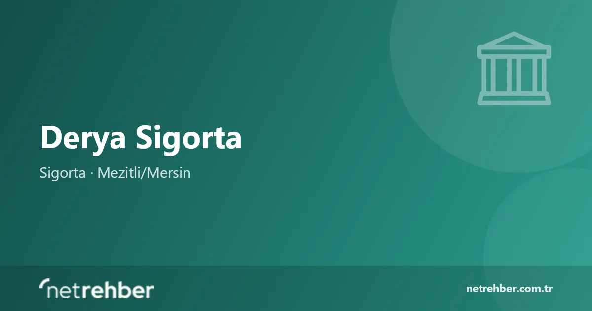 Derya Sigorta kapak görseli