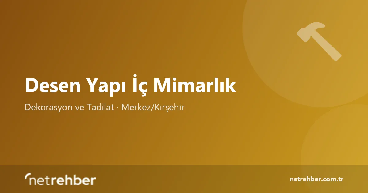 Desen Yapı İç Mimarlık kapak görseli