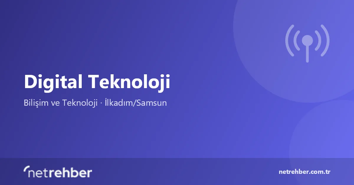 Digital Teknoloji kapak görseli