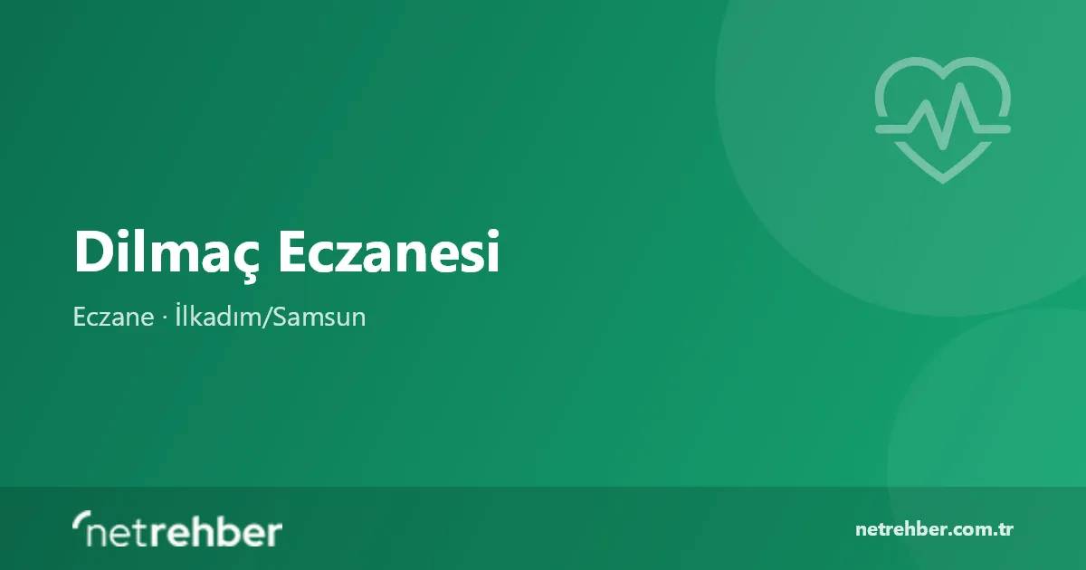 Dilmaç Eczanesi kapak görseli