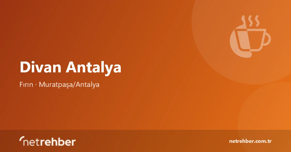 Divan Antalya kapak görseli