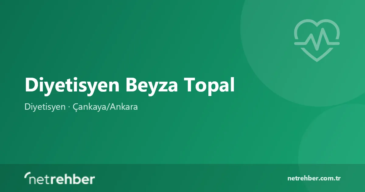 Diyetisyen Beyza Topal kapak görseli
