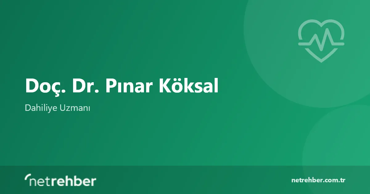 Doç. Dr. Pınar Köksal kapak görseli