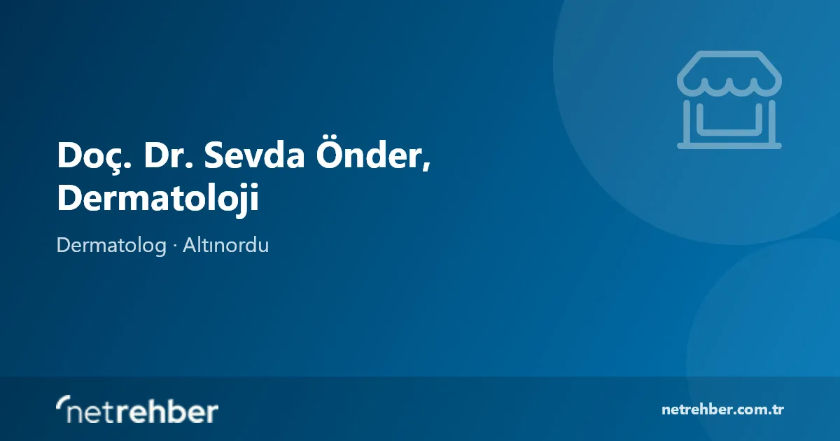 Doç. Dr. Sevda Önder, Dermatoloji kapak görseli