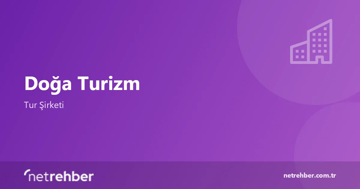 Doğa Turizm kapak görseli
