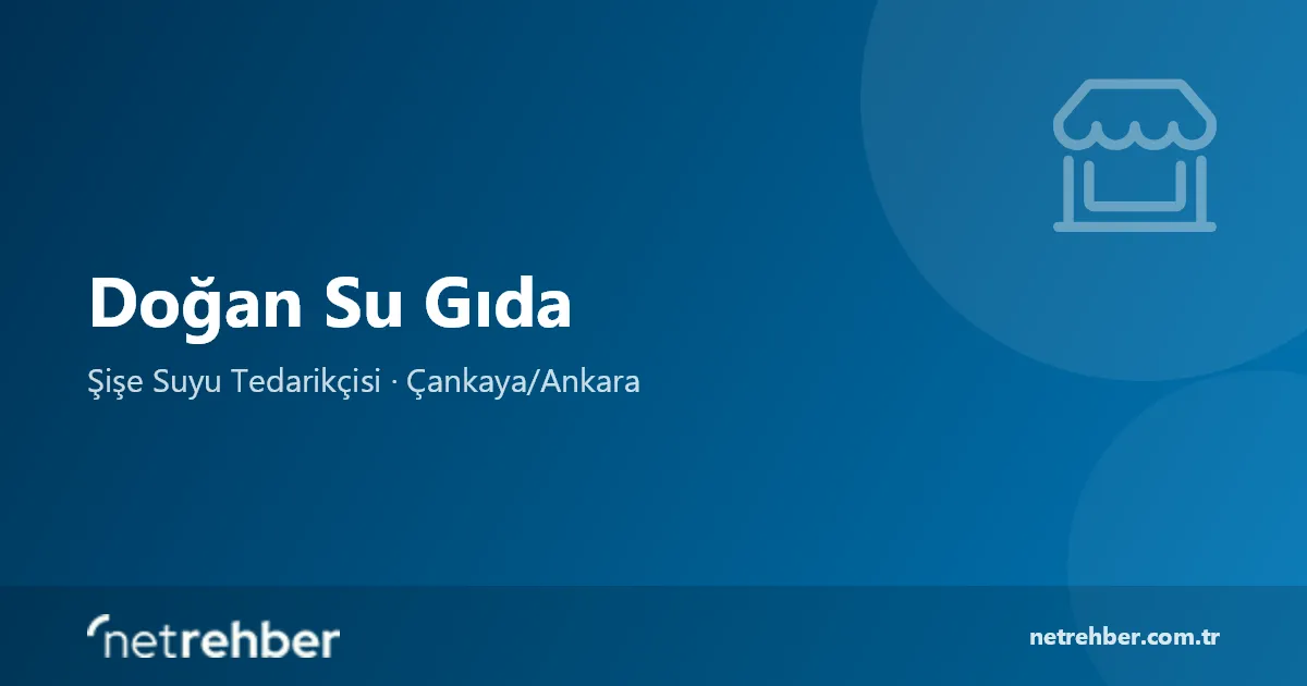 Doğan Su Gıda kapak görseli