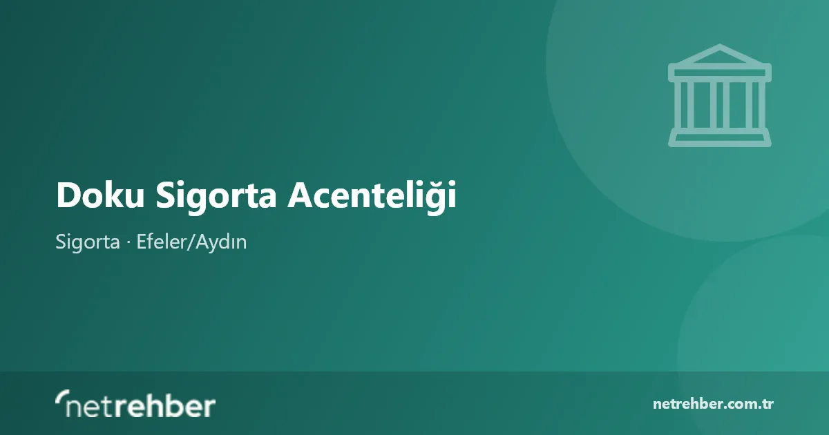 Doku Sigorta Acenteliği kapak görseli