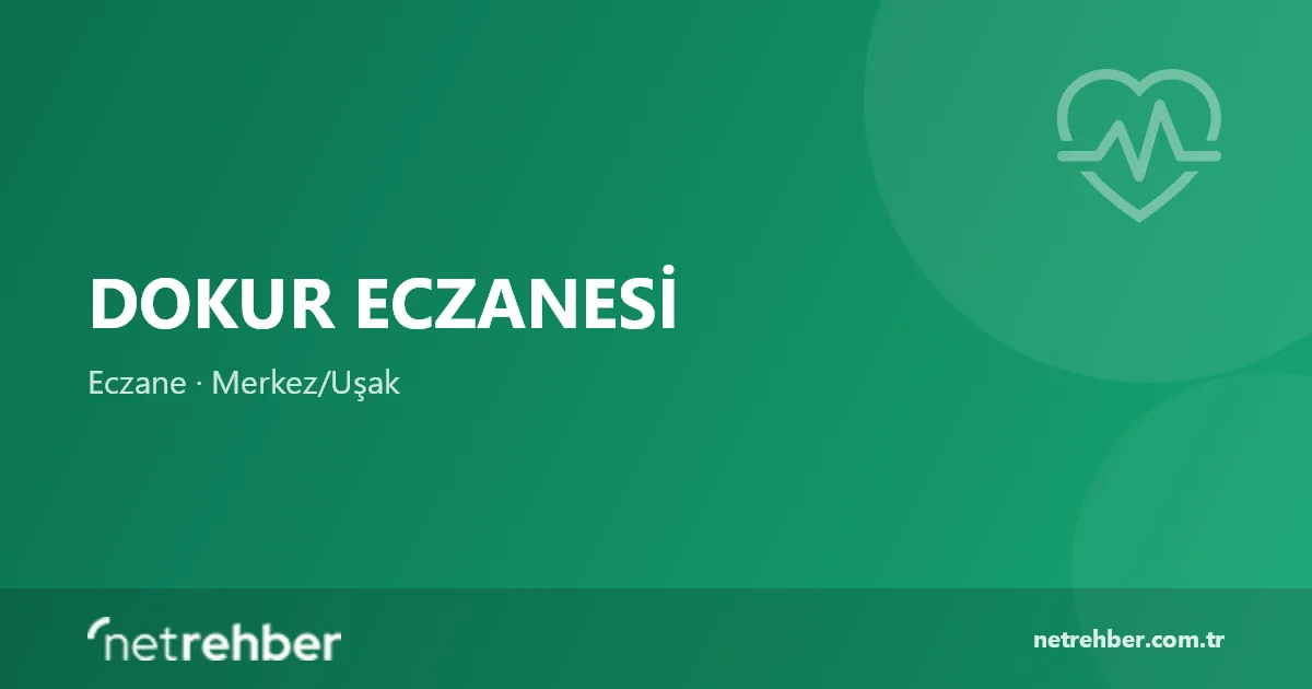 Dokur Eczanesi kapak görseli