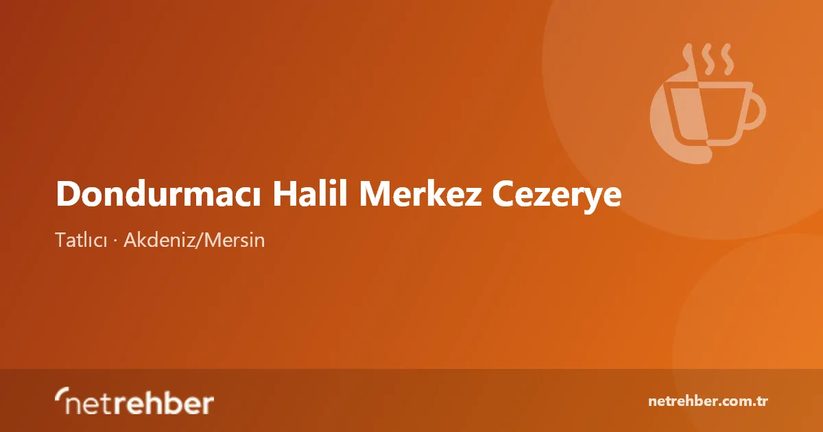 Dondurmacı Halil Merkez Cezerye kapak görseli