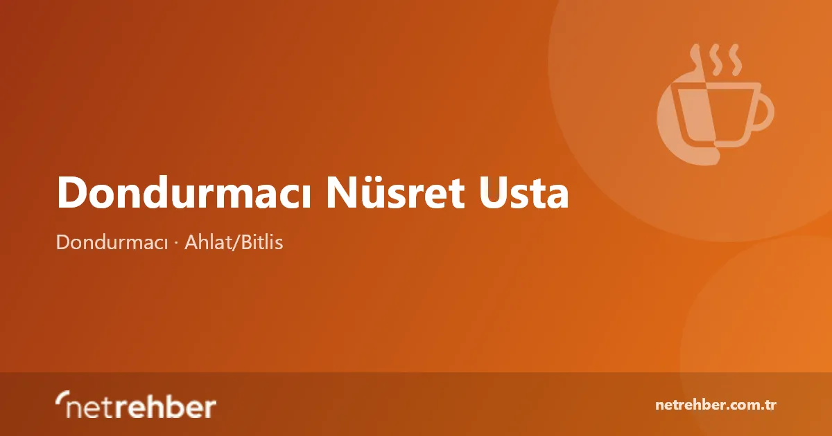 Dondurmacı Nüsret Usta kapak görseli