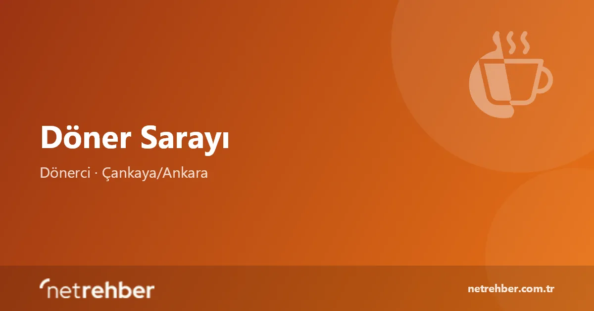 Döner Sarayı kapak görseli