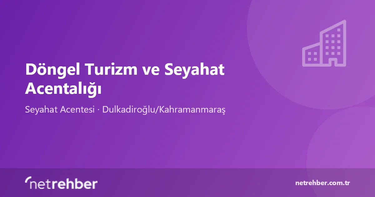 Döngel Turizm ve Seyahat Acentalığı kapak görseli