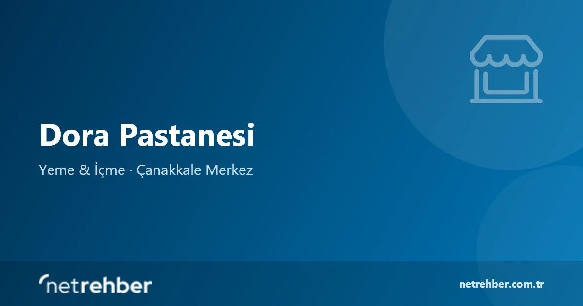 Dora Pastanesi kapak görseli