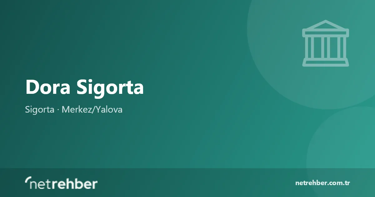 Dora Sigorta kapak görseli