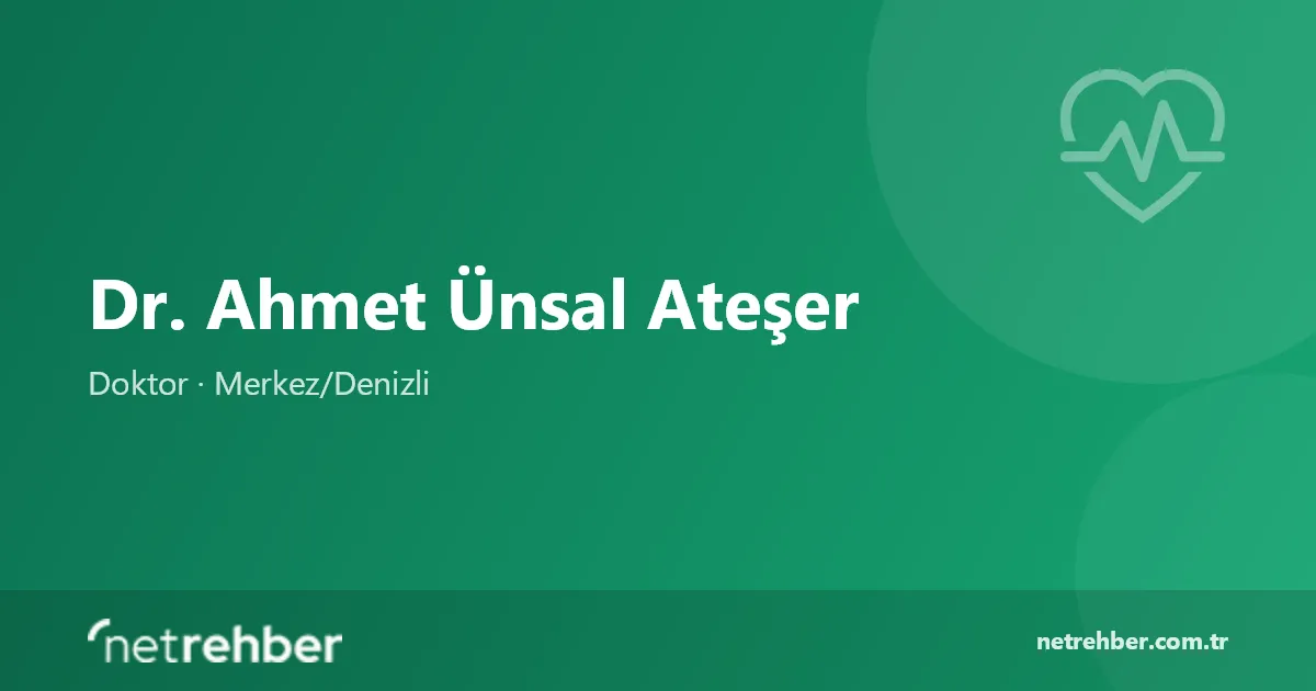 Dr. Ahmet Ünsal Ateşer kapak görseli