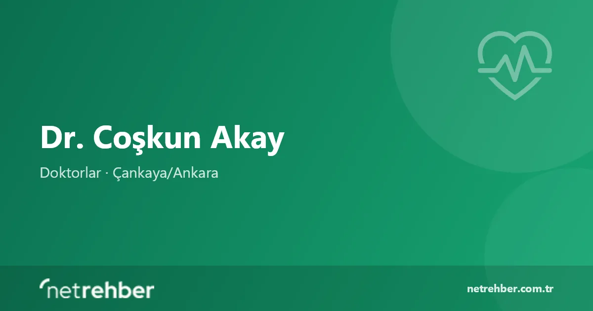 Dr. Coşkun Akay kapak görseli