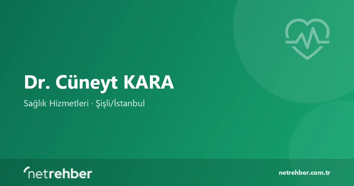 Dr. Cüneyt KARA kapak görseli