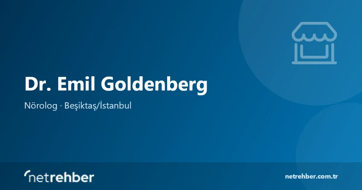 Dr. Emil Goldenberg kapak görseli