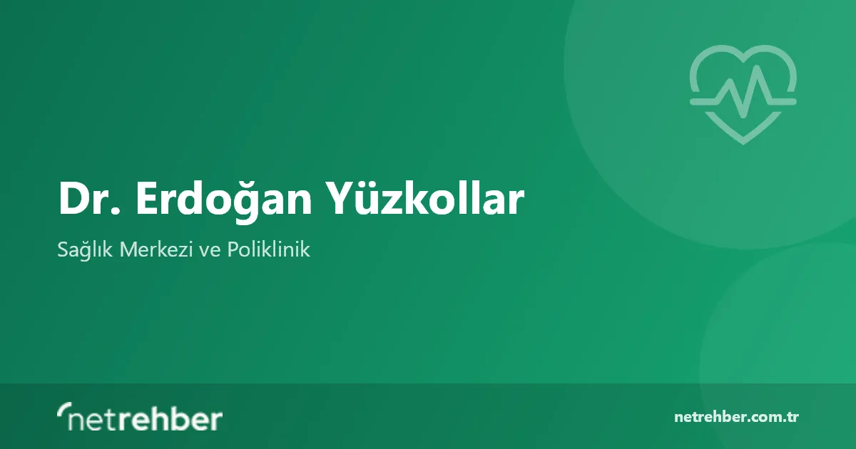 Dr. Erdoğan Yüzkollar kapak görseli