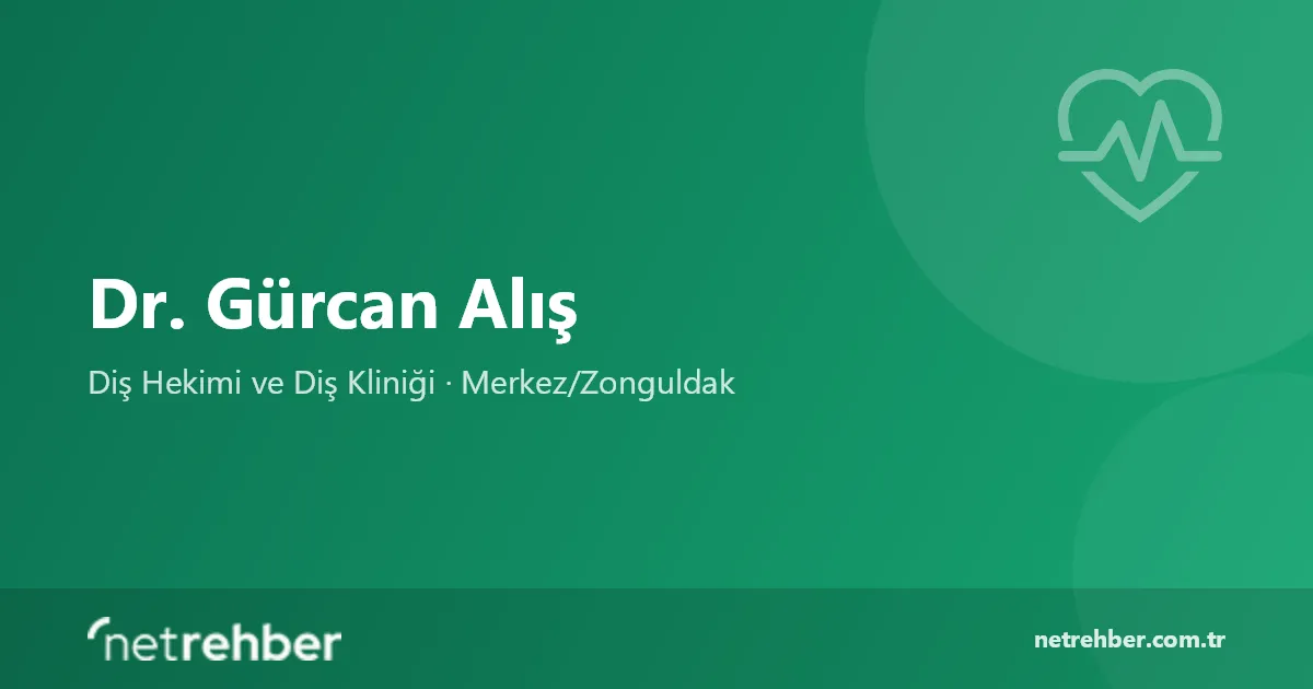 Dr. Gürcan Alış kapak görseli