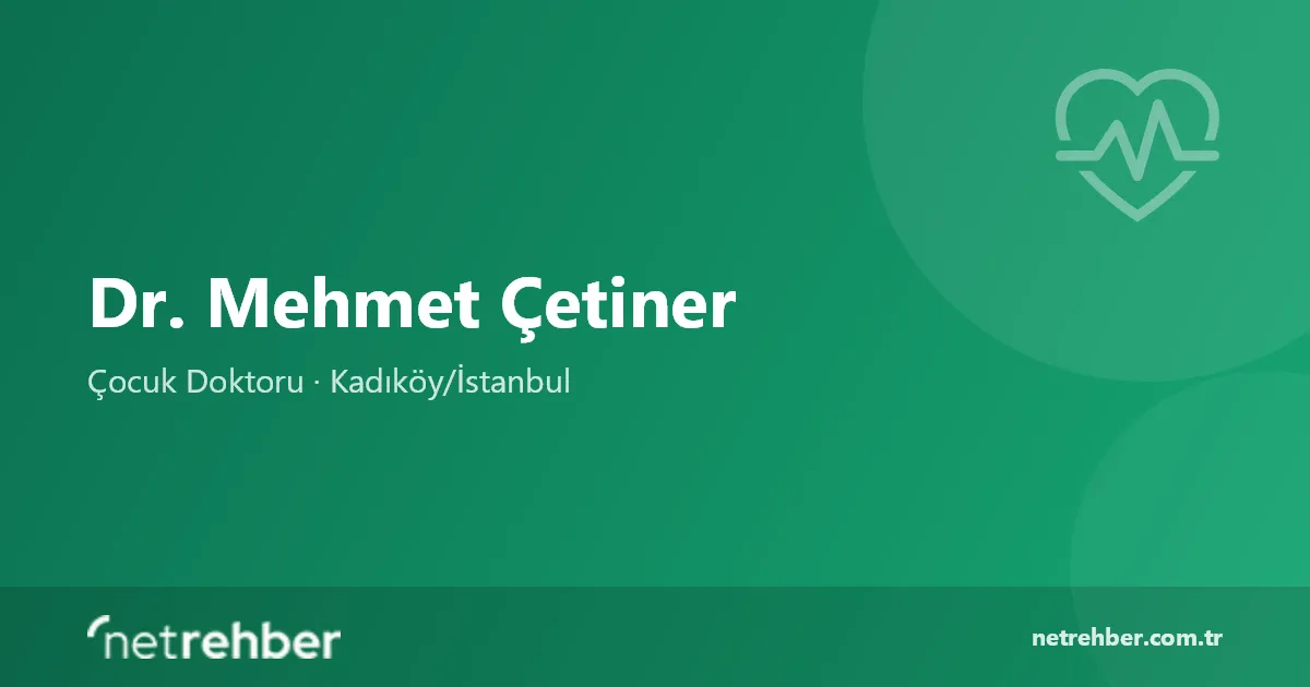 Dr. Mehmet Çetiner kapak görseli
