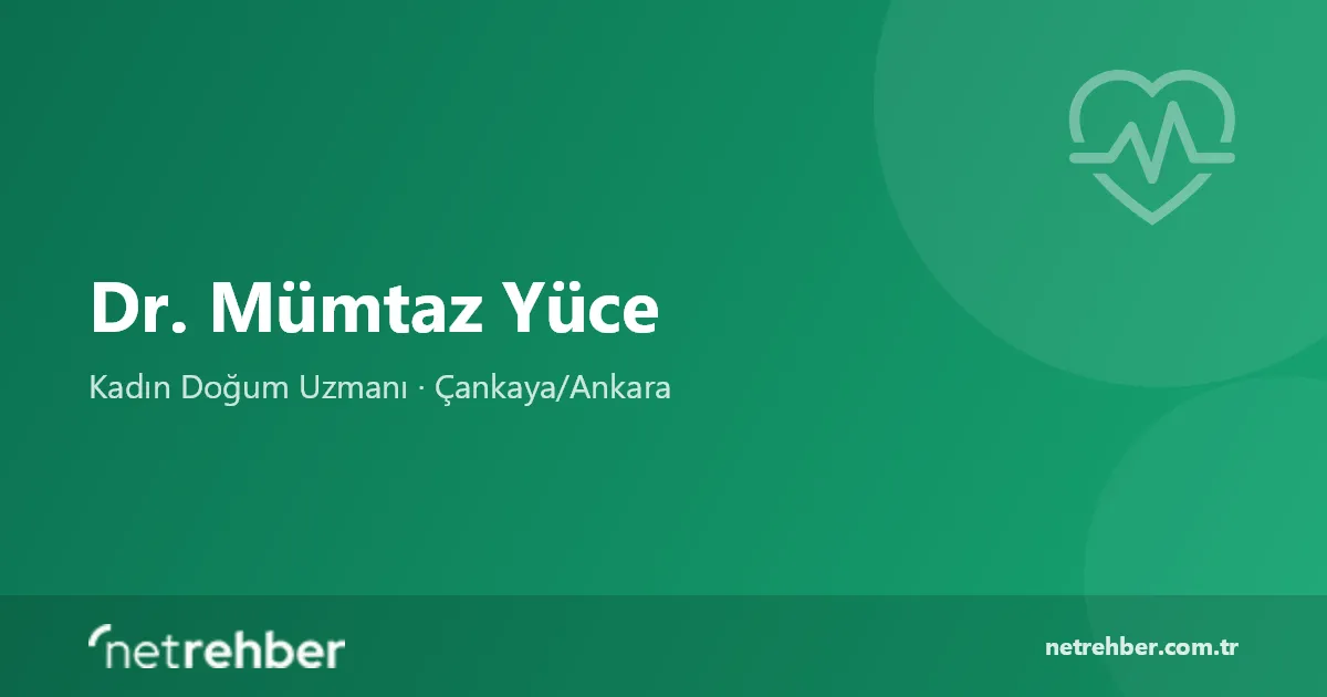 Dr. Mümtaz Yüce kapak görseli