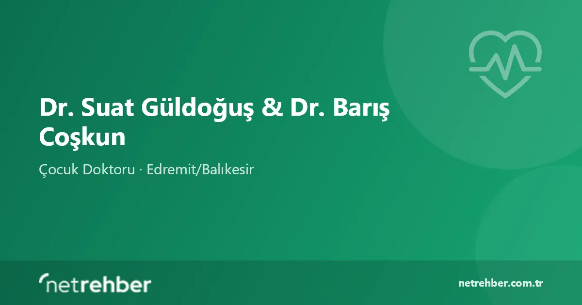 Dr. Suat Güldoğuş & Dr. Barış Coşkun kapak görseli