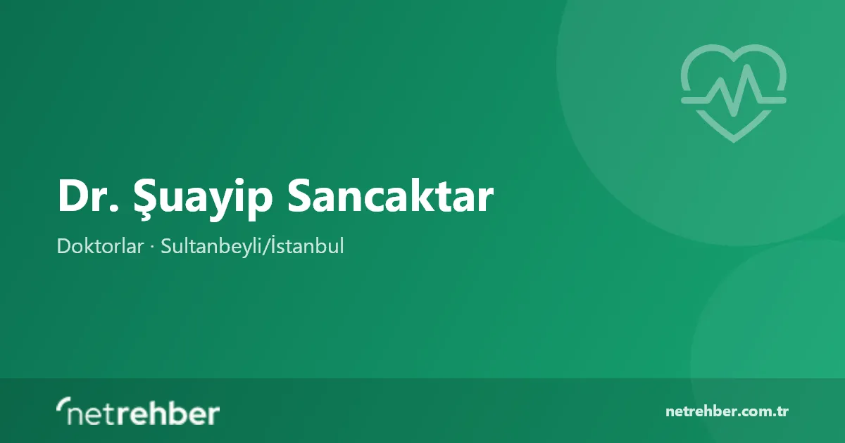 Dr. Şuayip Sancaktar kapak görseli