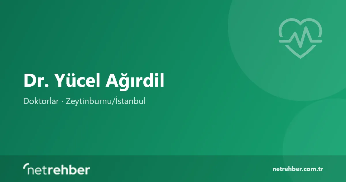 Dr. Yücel Ağırdil kapak görseli