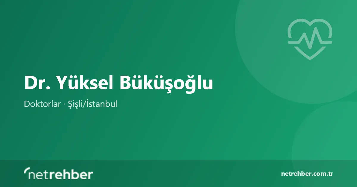 Dr. Yüksel Büküşoğlu kapak görseli